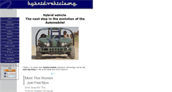 Desktop Screenshot of hybrid-vehicle.org